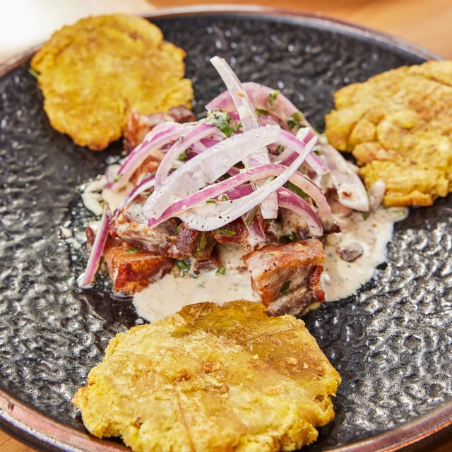 Ceviche de Chicharron.