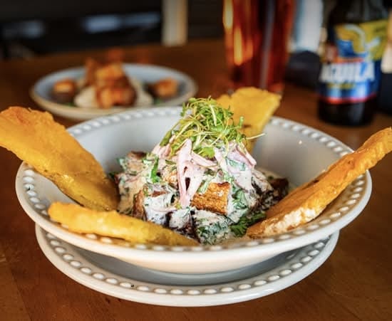Ceviche de Chicharron.