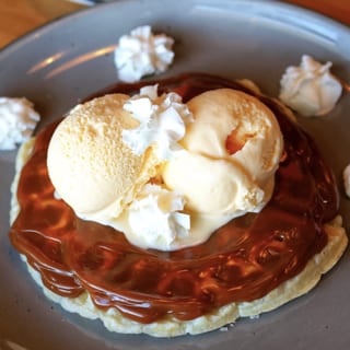 Waffle de Pandebono postre